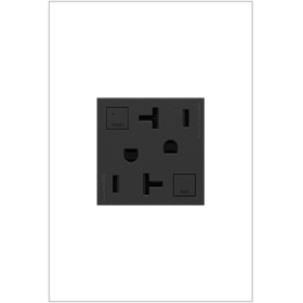 Pass & Seymour adorne AGFTR2202G4 adorne Tamper-Resistant 20A Duplex Self-Test GFCI Receptacles Graphite