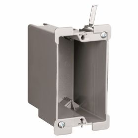 Pass & Seymour S118W Old Work Switch and Outlet Box with Quick/Click Adjusts from 1 1/4'' to 1/8'' Two Auto/Clamps on Each End