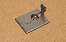 Arlington FLBAF101BR 1-Gang Adjustable Floor Box For New Floor Plastic Brown