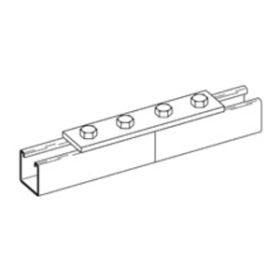 B-Line B341ZN Splice Plate 4-Hole Strut Fitting