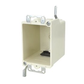 Allied 9363-EWK 2-27/32 In. Deep One-Gang Two-Hour Fire-Rated Fiberglass Box with Ears and K-Clamp 16 Cubic. In.