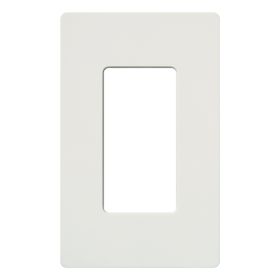 Lutron CW-1-WH Claro Single-Gang Rectangular Wallplate White