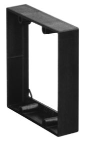 Gadget 10026 3/4 In. Double-Gang Wall Box Extender Black