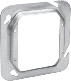 Crouse-Hinds TP587 4-11/16 In. Square 2-Device 5/8 In. Raised Steel Box Cover