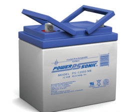 Power Sonic PS-12350NB3 Rechargeable Battery 12V 35.0 Ah NB3 Terminals ABS Plastic Case 7.68 In. Length