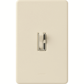 Lutron AYCL-153P-LA Ariadni Traditional Single-Pole or 3-Way Circuit Dimmer Switch 120 VAC Light Almond