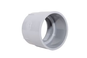 Kraloy 078076 FA25 Non-Metallic Conduit Adapter 2-1/2 in Female x Socket Thread PVC