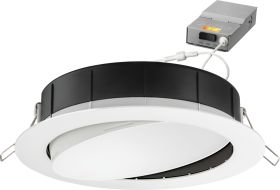 Lithonia Lighting WF6-ADJ-LED-27K30K35K-90CRI- MW-M6 6 in. Gimbal Wafer LED Switchable