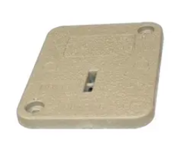 Quazite PC1118CA0017 Polymer Concrete 11x18x3/4 In. "ELECTRIC" Underground Box Cover Tier 8 Includes Bolts