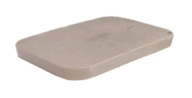 Quazite PG2424HH0017 Polymer Concrete 24x24x2 In. "ELECTRIC" Underground Box Cover Tier 22 Includes Bolts