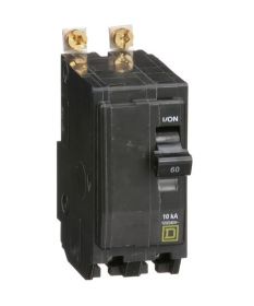 Square D QOB260 60A 2-Pole 120/240V 10kA Bolt-On QO Circuit Breaker