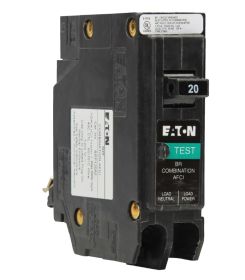 Cutler-Hammer BRP115AF 15A 1-Pole Combination AFCI 120/240V 10kA Plug-On Neutral Circuit Breaker