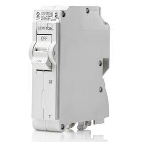 Leviton LB120-T 20A 1-POLE Thermal Magnetic Branch Circuit Breaker 120/240V