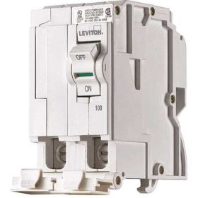 Leviton LB200 100A 2-POLE Hydraulic Magnetic Branch Circuit Breaker 120/208V AND 120/240V