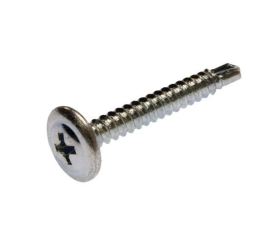 Metallics JWDS2C Self-Drilling and Tapping Drywall Screw #8-36 3/4 in OAL Wafer Head Phillips Drive Steel Zinc Plated Self-Drill