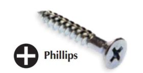 Metallics JFWP20 #8 Flat Head Phillips Wood Screw 1-1/4 In. Length Steel Zinc Plated