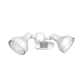 RAB STL110HW/L Stealth Motion Detector W/H101 Deluxe Flood Holders White Includes 2 CCT Select Par38 Lamps