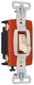 Pass & Seymour CSB20AC4I Hard Use Specification Grade Switch Ivory 20 A 120/277 VAC 4-Way