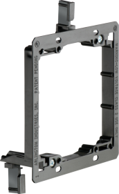 Arlington LV2 2-Gang Cut-in Low Voltage Mounting Bracket Plastic