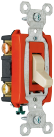 Pass & Seymour CS20AC3I Commerical Specification Grade Switch Ivory 20 A 120/277 VAC 3-Way