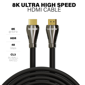 P&S AC8K2MBK 6' 8K HDMI CABLE  ULTRA HIGH SPEED