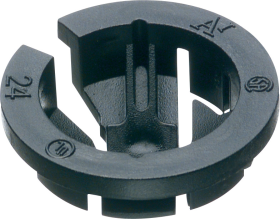 Arlington BLACK BUTTON NM95 3/4 in Non-Metallic Push-in Cable Connector