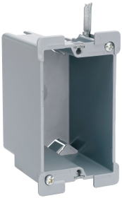 Pass & Seymour S116-W Slater Old Work Switch and Outlet Box With Quick/Click and Swing Bracket Thermoplastic 16 cu-in 1 Gang 1