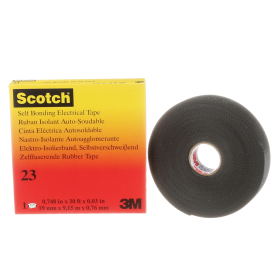 3M 23 Premium Grade Black Splicing Tape 3/4 in W x 20 ft L