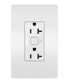 Pass & Seymour WNRR20WH Netatmo 20A Outlet White