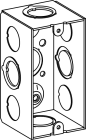 ORBIT HDB-1-MKO 2-1/8"DEEP WELDED CORNER HANDY BOX 1/2