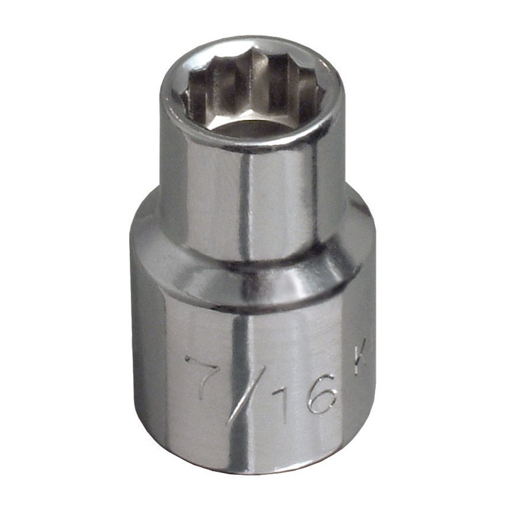 Klein Socket Imperial 1 2 In Hex Drive 1 1 16 In Standard Socket 12