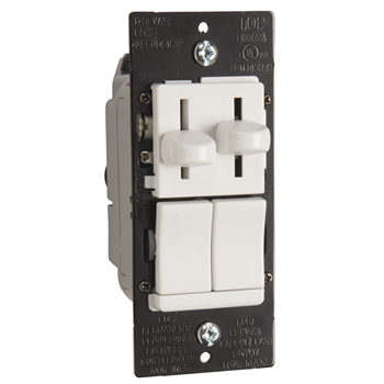 Pass Seymour Lscldc163pi Trademaster 1 Pole 3 Way Fan Control With Incandescent Cfl Led Dimmer