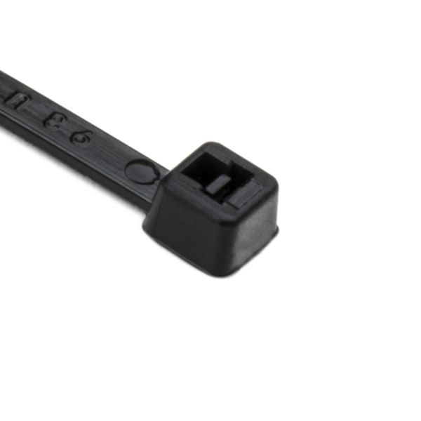 Hellermanntyton T18r0c2 Standard Cable Tie 4 Long Ul Rated 18lb Tensile Strength Pa66 Black 100 Pkg