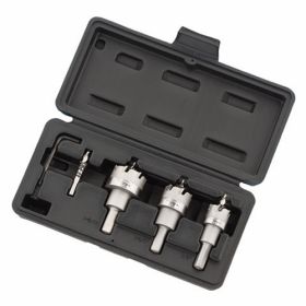 Ideal 36-311 TKO Carbide-Tipped Hole Cutter Kit - Includes 7/8 In. 1-1/8 In. and 1-3/8 In. Cutters SmoothStart Pilot Bit