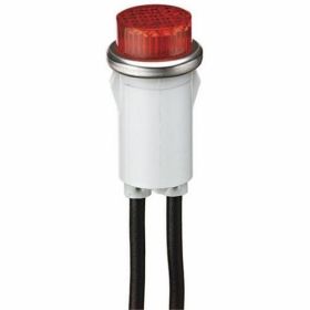 Ideal 777111 Raised Neon Indicator Light 125V Red