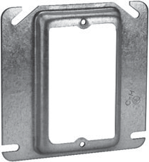 Crouse-Hinds TP486 4 In. Square 1-Device 3/4 In. Raised Steel Box Cover