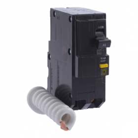 Square D QO250GFI 50A 2-Pole GFCI 6mA 120/240V 10kA Plug-On QO Circuit Breaker with Pigtail