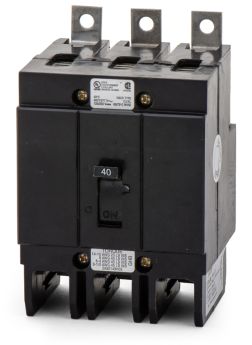 Cutler-Hammer GHB3040 40A 3-Pole 277/480VAC 125/250VDC 14kA Bolt-On Circuit Breaker