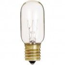 Satco S3908 T8 Incandescent Lamp 25 Watts Intermediate E17 Base 190 Lumens Dimmable Warm White