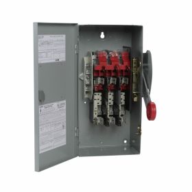 Cutler-Hammer DH362NGK 60A 3-Pole Heavy Duty Fusible Safety Switch with Neutral 600V NEMA 1