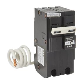 Cutler-Hammer GFTCB260 60A 2-Pole GFCI 5mA 120/240V 10kA Self-Test Circuit Breaker with Pigtail