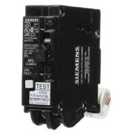 Siemens QF115A 15A 1-Pole GFCI 5mA 120V 10kA Circuit Breaker with Pigtail