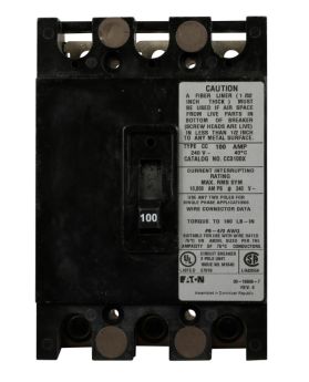 Cutler-Hammer CC3200X 200A 3-Pole 240V 10kA Tenant Main Circuit Breaker