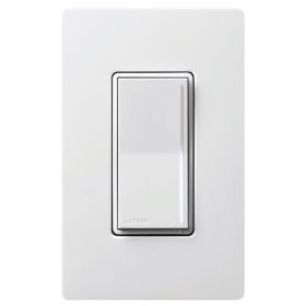 Lutron STCL-153MH-WH Sunnata LED+ 3-Way or Multi-Location Touch Dimmer Switch On/Off Rocker White