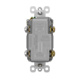 Pass & Seymour radiant 1597TRUSBAC-LA 15A Tamper-Resistant Self-Test GFCI USB Type-AC Outlet Light Almond