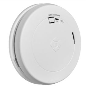 BRK 1046802 SMCO210 BATTERY POWERED COMBO SMOKE & CO ALARM W/ 10-YEAR SEALED 3V LITHIUM BATTERY SILENCE FEATURE