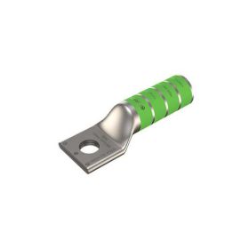 BURNDY YA36 600 1HOLE COPPER COMPRESSION LUG 5/8 STUD LONG GREEN