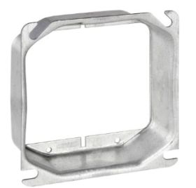 Crouse-Hinds TP542 2-Device Tile Wall 2 in Raised Square Box Cover 4 in L x 4 in W Die Cast Aluminum