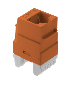 Pass & Seymour WP3460-OR Cat 6 Keystone Connector