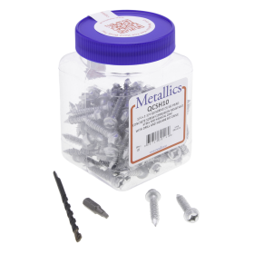 Metallics QCSH10 1/4x1-1/4 Quadrive Concrete Screws 100/Jr